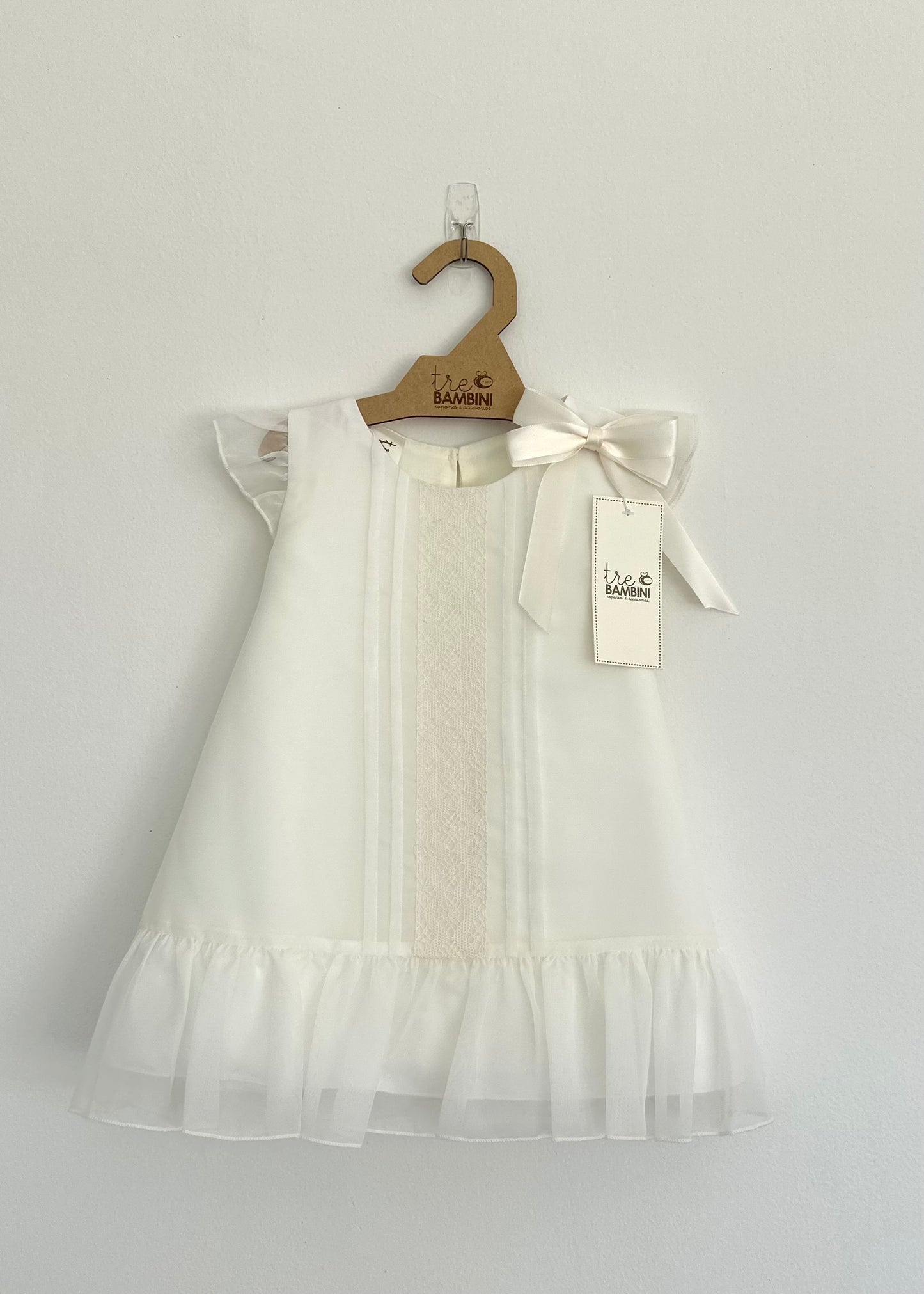 Batita o vestido para bautizo - Modelo Toscana Perla