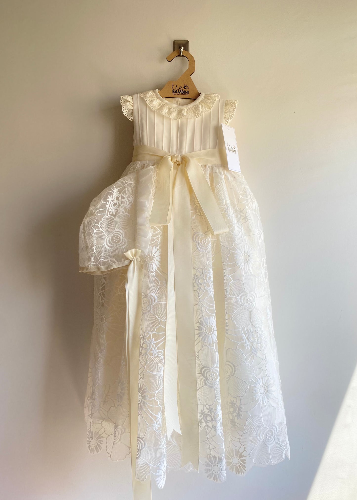 Ropón de bautizo para niña - Modelo Campania