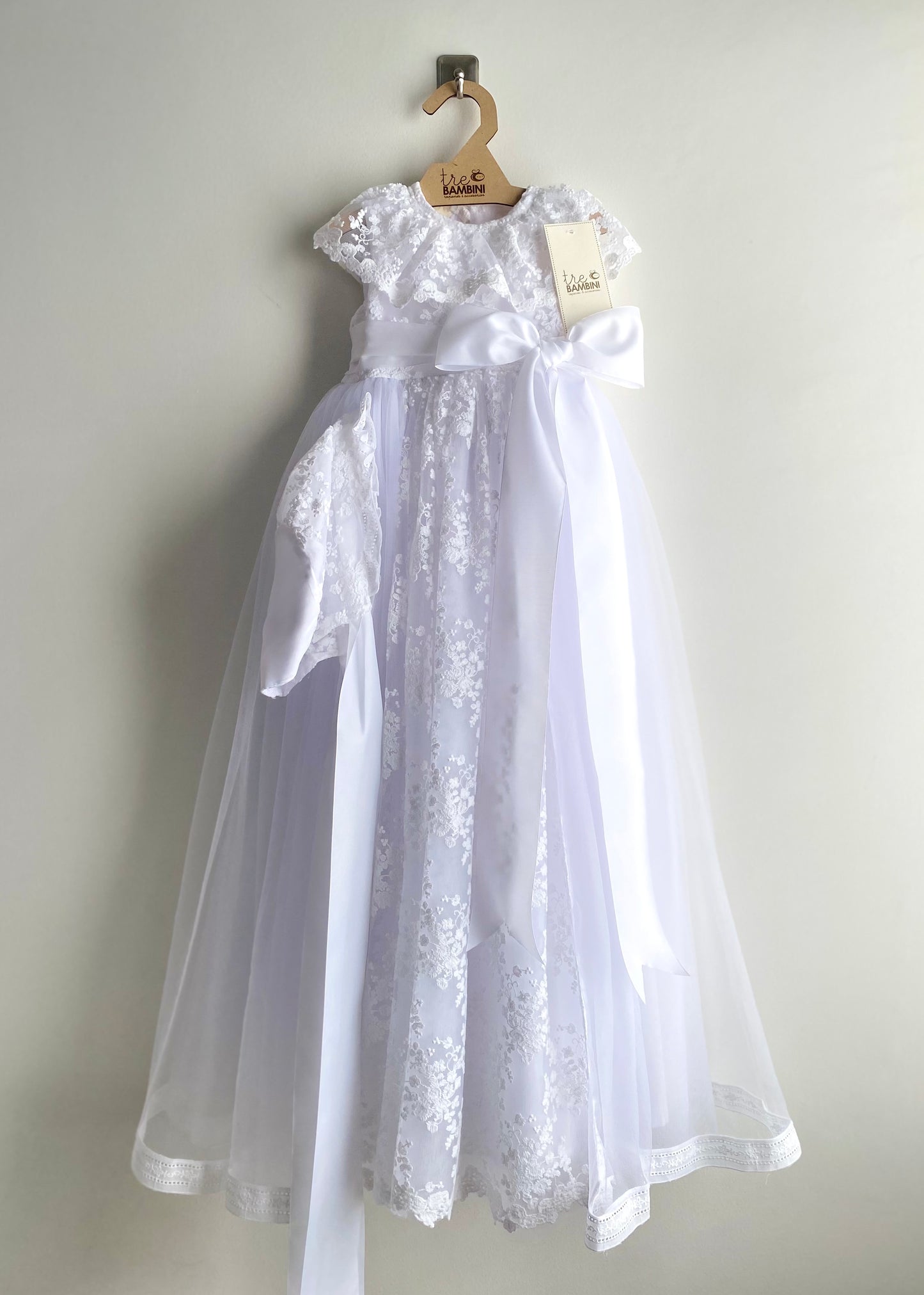 Ropón de bautizo para niña - Modelo Vietri