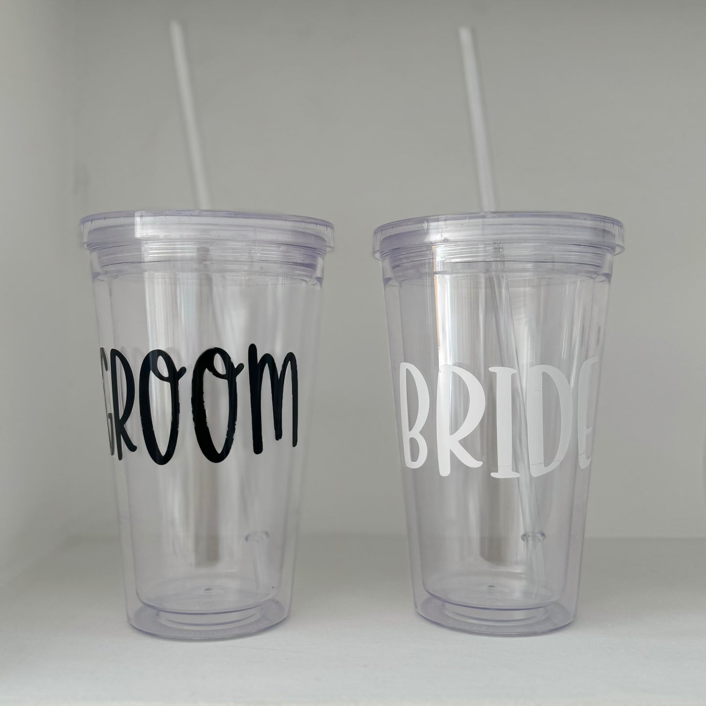 Set de vasos groom and bride KOP019