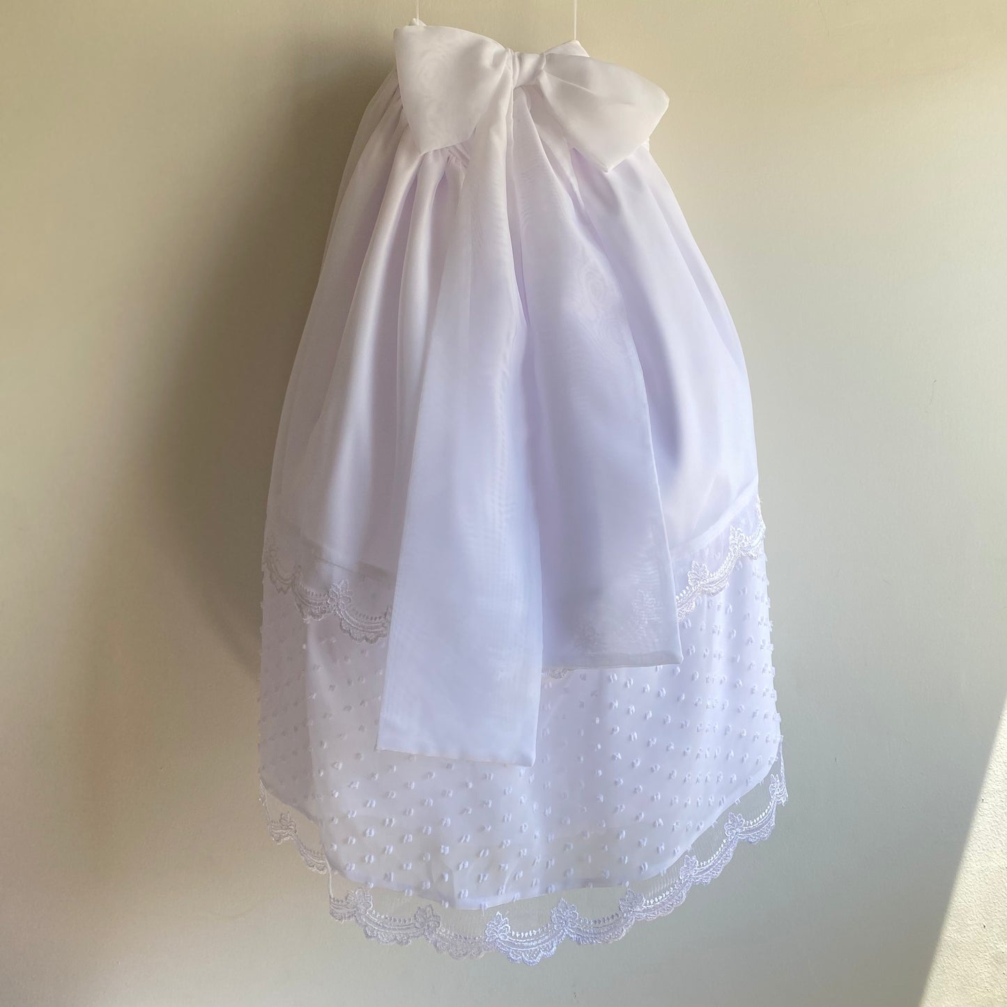 Ropón de bautizo para niña - Modelo Siena