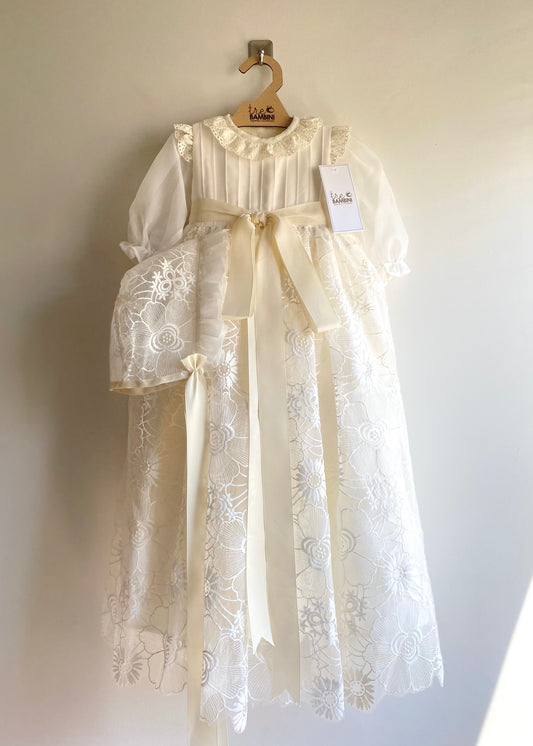 Ropón de bautizo para niña - Modelo Campania