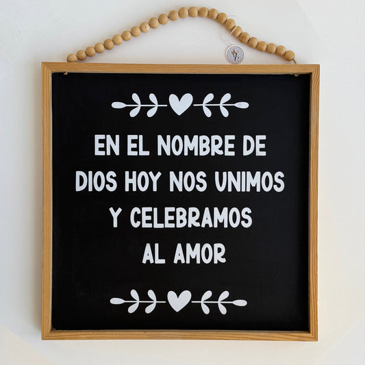 Letrero de pajes LT203