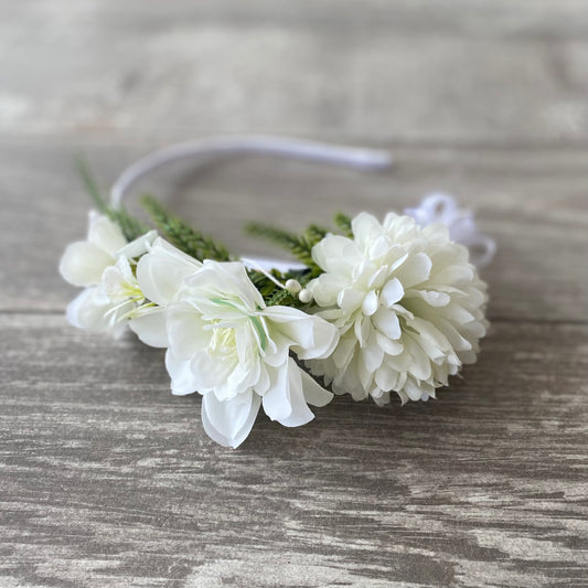 Diadema de flores DFC015