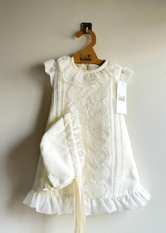Batita o vestido para niña - Modelo Salerno