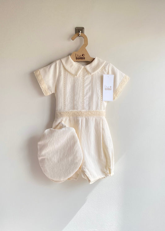 Traje de bautizo para niño - Modelo Génova