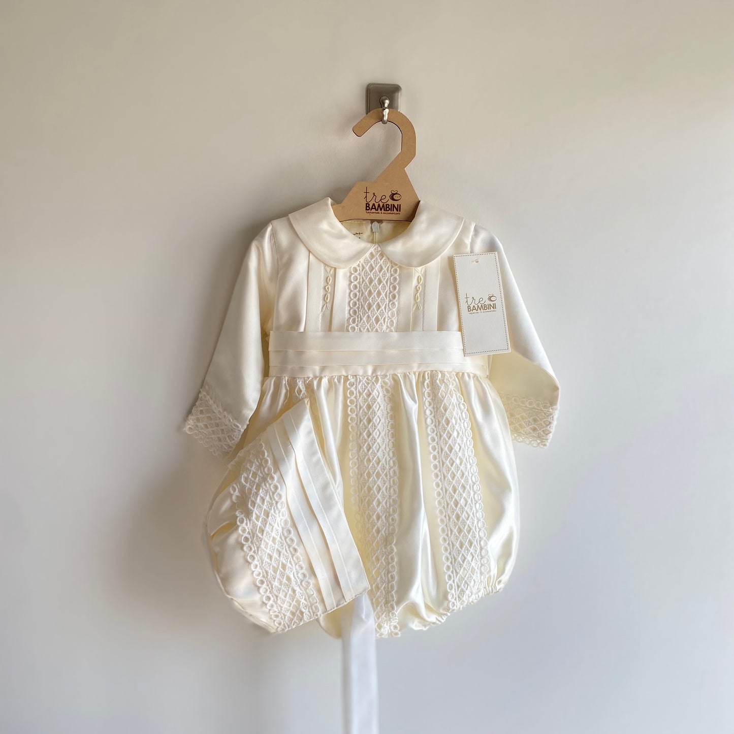 Traje de bautizo para niño - Modelo Varenna manga larga