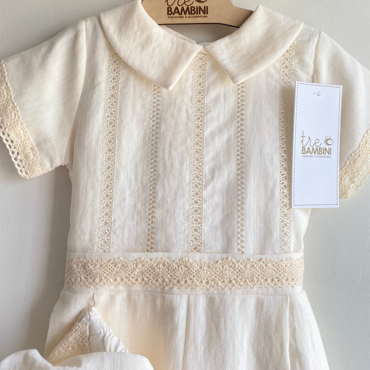 Traje de bautizo para niño - Modelo Génova
