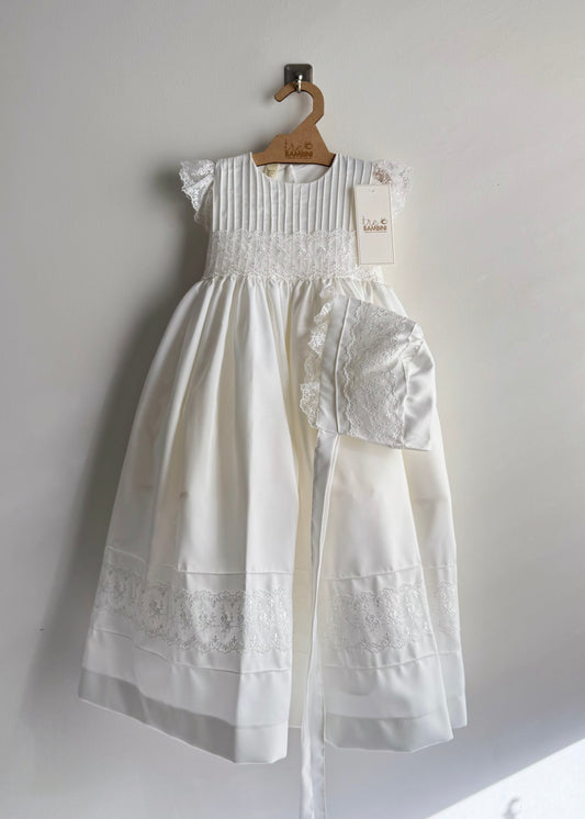 Ropón de bautizo para niña marca Tre Bambini - Modelo I. Minore