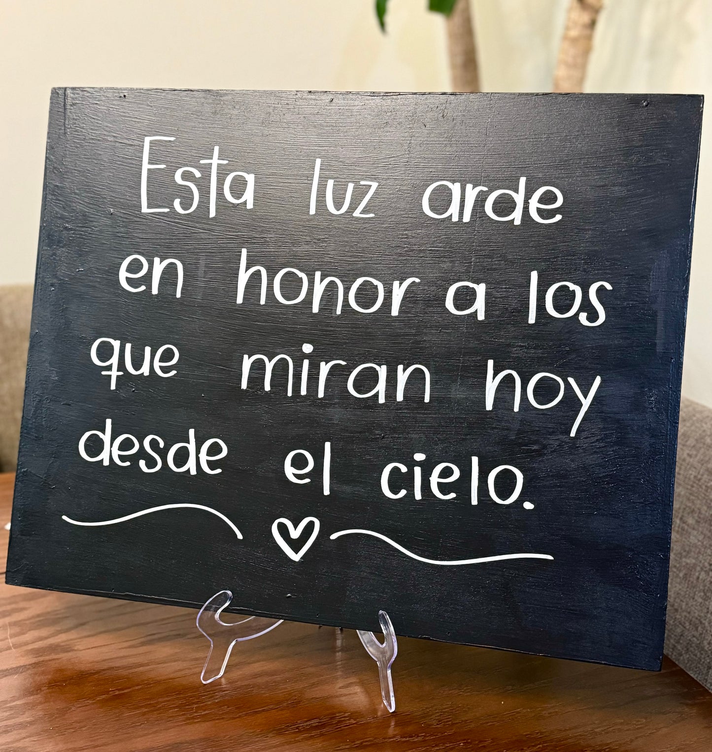 Letrero ceremonia