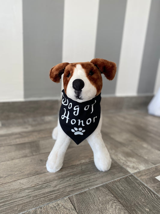 Pañuelo o bandana para perro Dog of honor