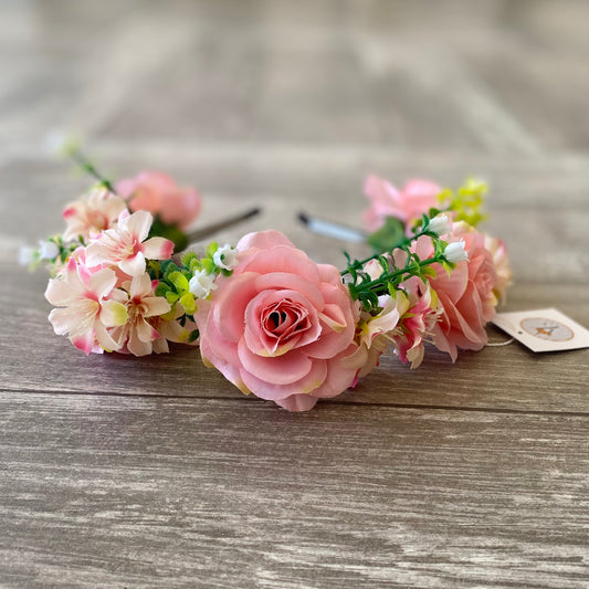 Diadema de flores DFC022
